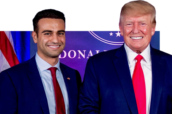 Abe Hamadeh with President Donald Trump