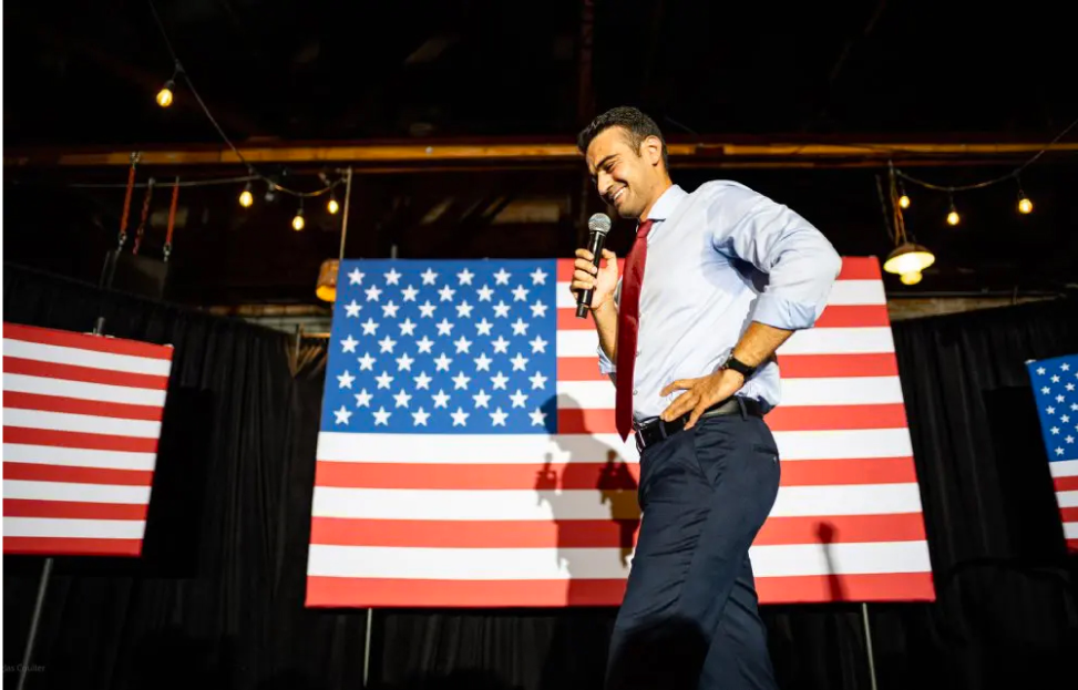 Abe-infront-flag